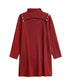 Half Turtleneck Knit Dress